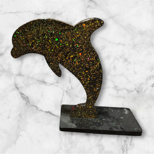 Resin Dolphin Stand