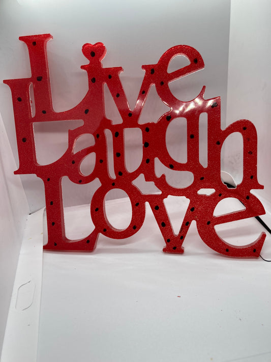 Live, Love and Laugh Wall Art